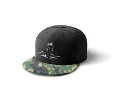 Camo/Head Logo Hat