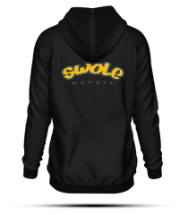 Swole Monkey Zip up  Fleece Hoodie