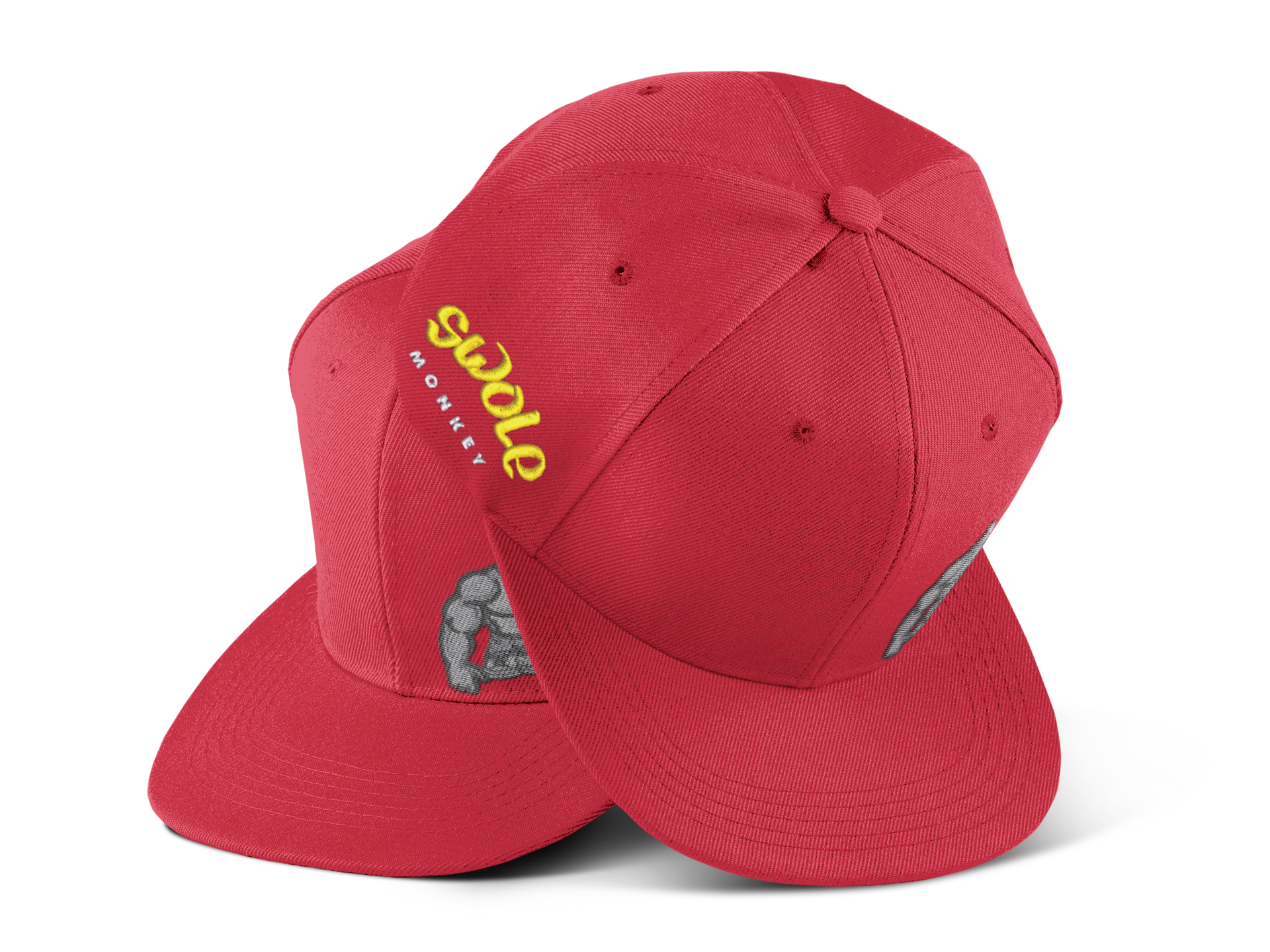 Swole Monkey Snapback Hat